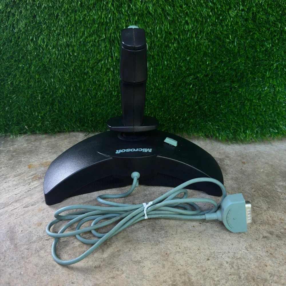 Microsoft SideWinder 3D Pro joystick Black PC Gaming Vintage 90s lightly Used